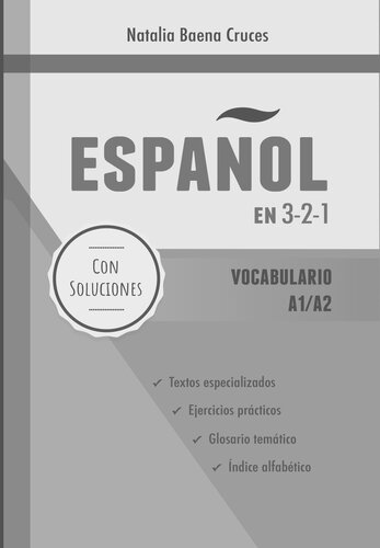 Español en 3-2-1: Vocabulario A1/A2