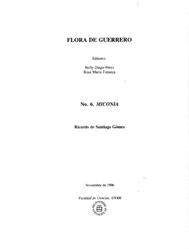 Flora de Guerrero № 6 Miconia