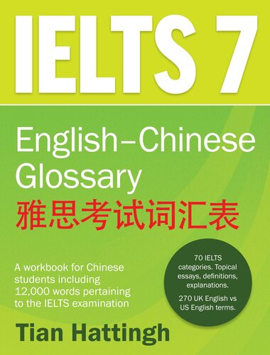 IELTS-7-Glossary: English–Chinese Glossary