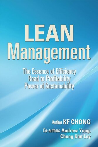 Lean Management: The Essence of Efficiency Road to Profitability Power of Sustainability