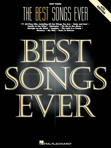 The Best Songs Ever (Songbook): 71 All-Time Hits