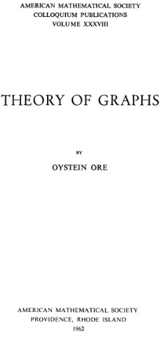 Theory of graphs