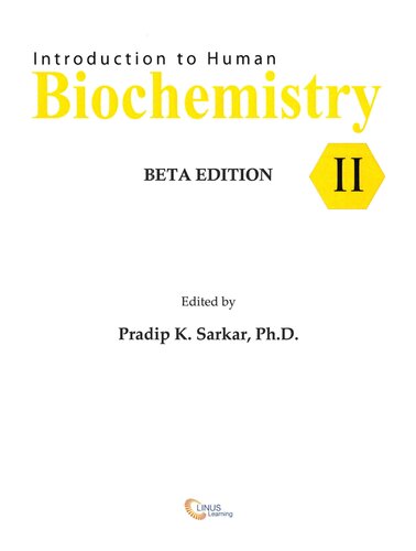 Introduction to Human Biochemistry