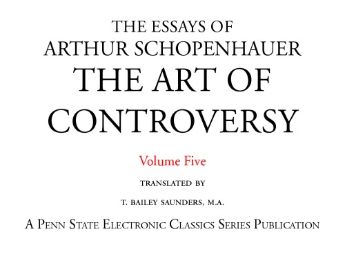 Essay 5 - The art Of Controversy