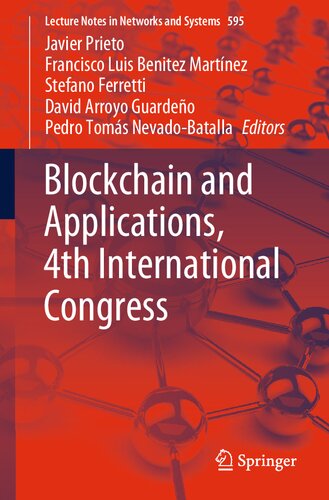 Blockchain and Applications, 4th International Congress