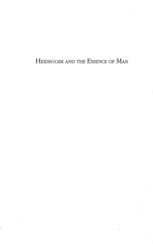 Heidegger and the Essence of Man