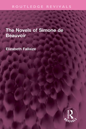 The Novels of Simone de Beauvoir