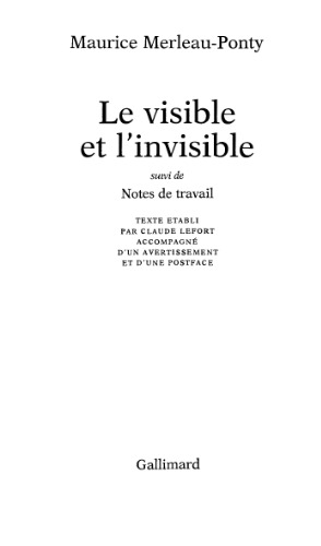 Le visible et l'invisible