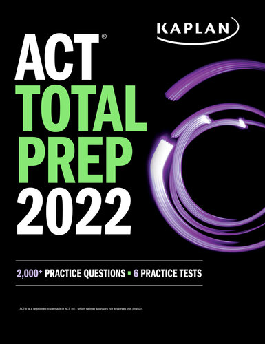 ACT Total Prep 2022: 2,000+ Practice Questions + 6 Practice Tests