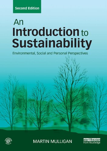 An Introduction to Sustainability: Environmental, Social, and Personal Perspectives 2nd Edition