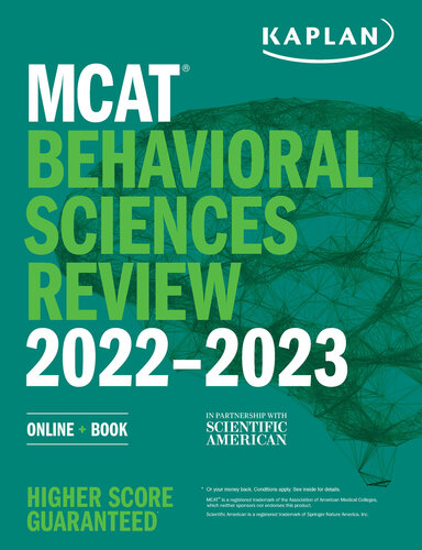 MCAT Behavioral Sciences Review 2022-2023: Online + Book