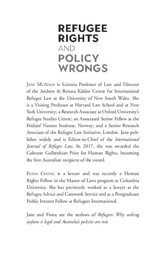 Refugee Rights and Policy Wrongs: A frank, up-to-date guide by experts