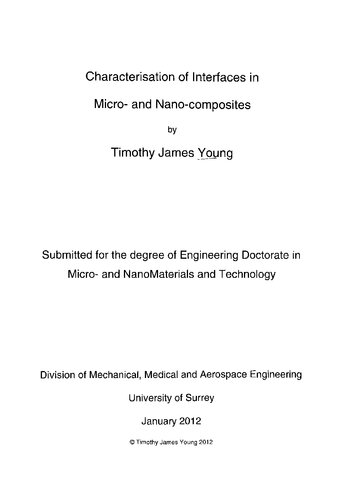 Characterisation of Interfaces in Micro- and Nano-composites