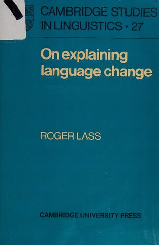 On Explaining Language Change