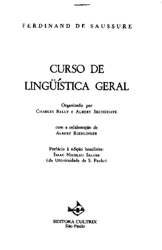 Curso de Lingüística Geral