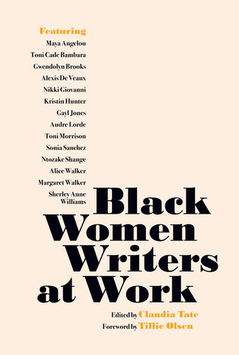 Black Women Writers at Work