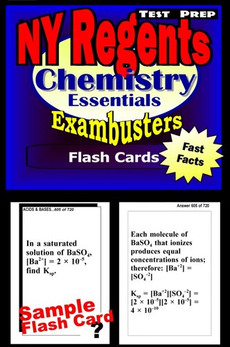 NY Regents Chemistry Test Prep Review - Exambusters Flashcards: New York Regents Exam Study Guide