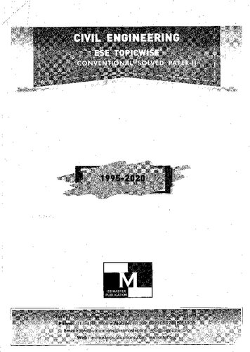 ESE Mains- Civil Engineering: Volume 2