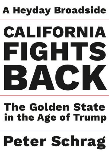 California Fights Back: The Golden State in the Age of Trump