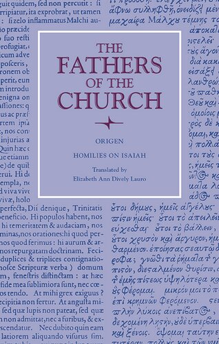 Homilies on Isaiah (Fathers of the Church Volume 142)