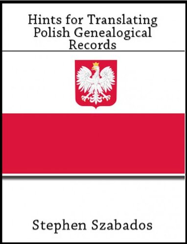 Hints for Translating Polish Genealogical Records