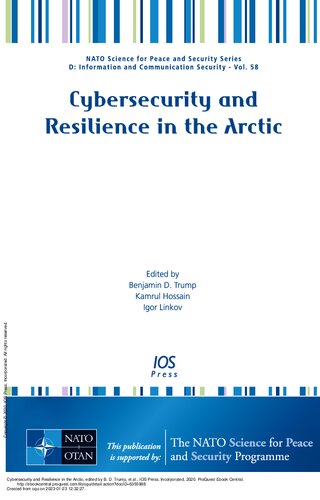 Cybersecurity and Resilience in the Arctic