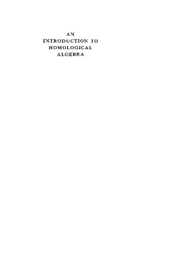 An introduction to homological algebra