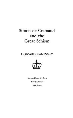 Simon De Cramaud and the Great Schism