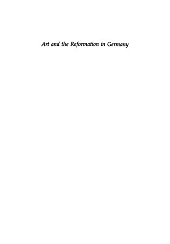 Art And The Reformation In Germany