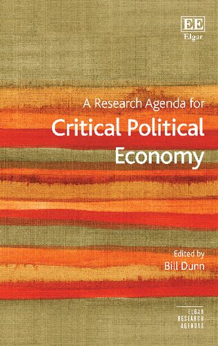 A Research Agenda for Critical Political Economy