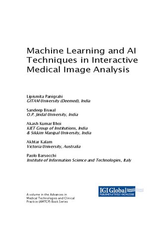 Machine Learning and Ai Techniques in Interactive Medical Image Analysis