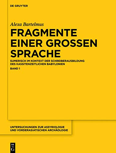 Fragmente einer großen Sprache: Fragmente Einer Grosen Sprache Band 1