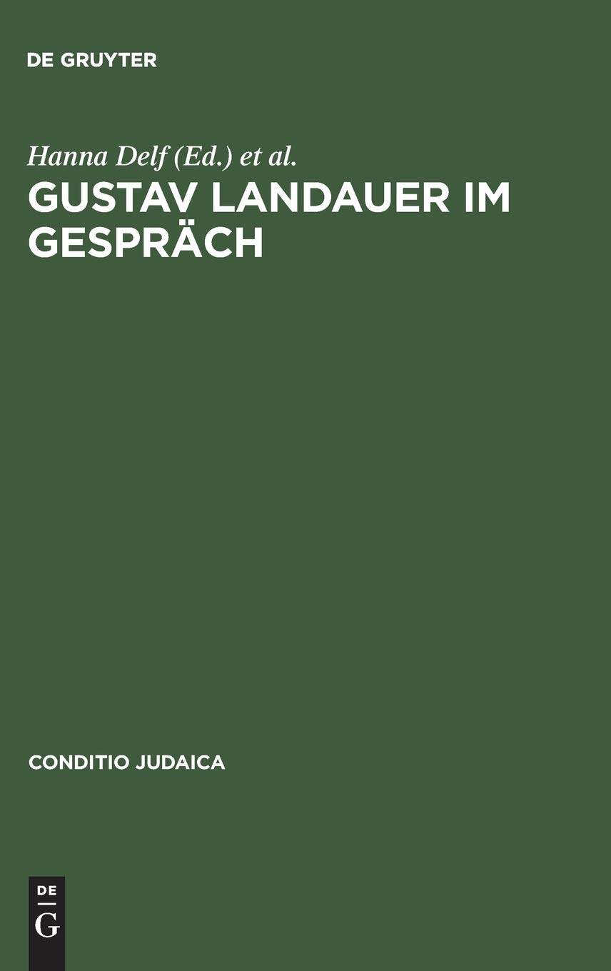 Gustav Landauer im Gespräch: Symposium zum 125. Geburtstag