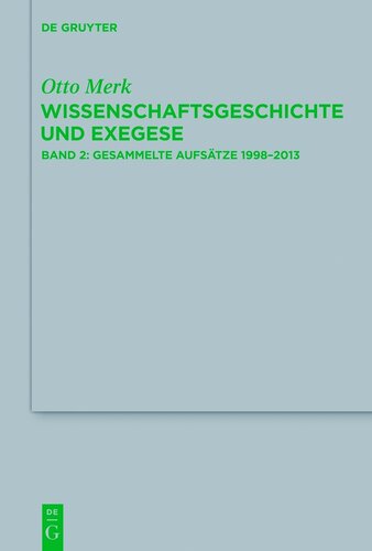 Gesammelte Aufsätze 1998–2013 Band 2