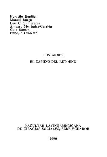 Los Andes: el camino del retorno