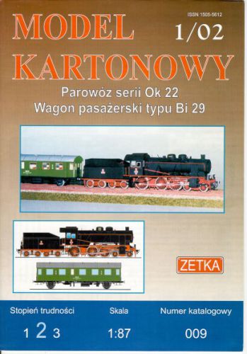 OK22, locomotive + Bi 29, passengerwagon