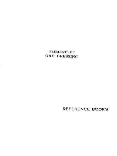 Elements of Ore Dressing