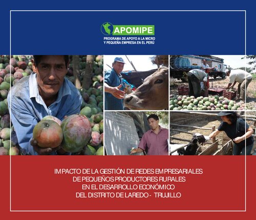 Impacto de la gestión de redes empresariales de pequeños productores rurales en el desarrollo económico del distrito de Laredo - Trujillo (Perú). Aprendizajes Metodológicos de la Articulación Productiva y Comercial de las Redes Empresariales de Pequeños Artesanos y Artesanas en La Libertad