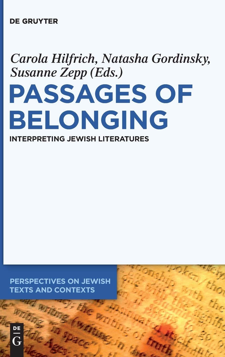 Passages of Belonging: Interpreting Jewish Literatures