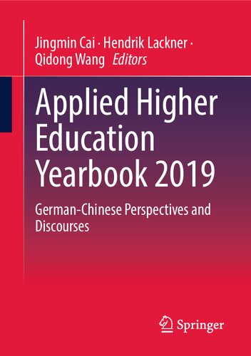 Applied Higher Education Yearbook 2019: German-Chinese Perspectives and Discourses