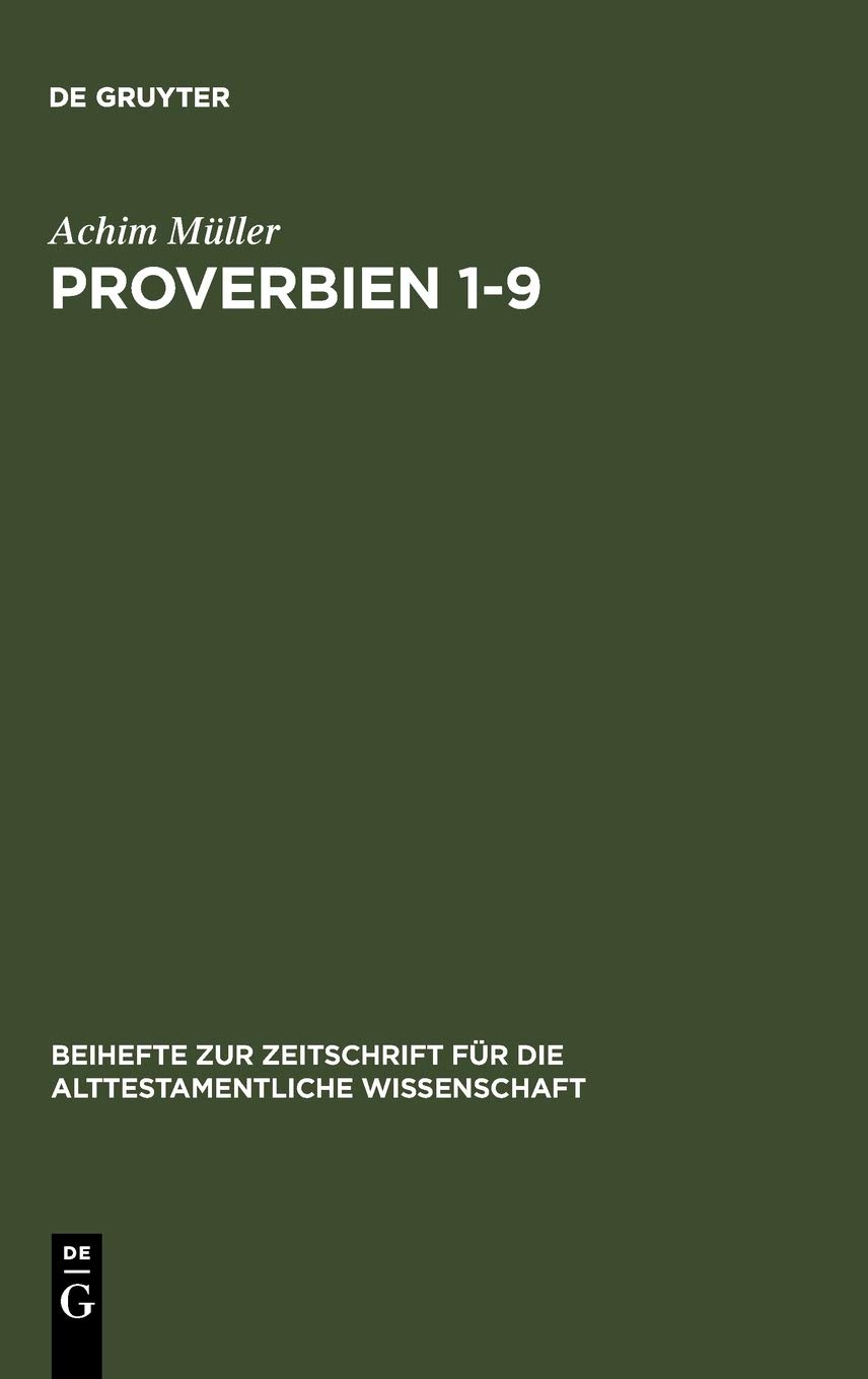 Proverbien 1-9: Der Weisheit neue Kleider