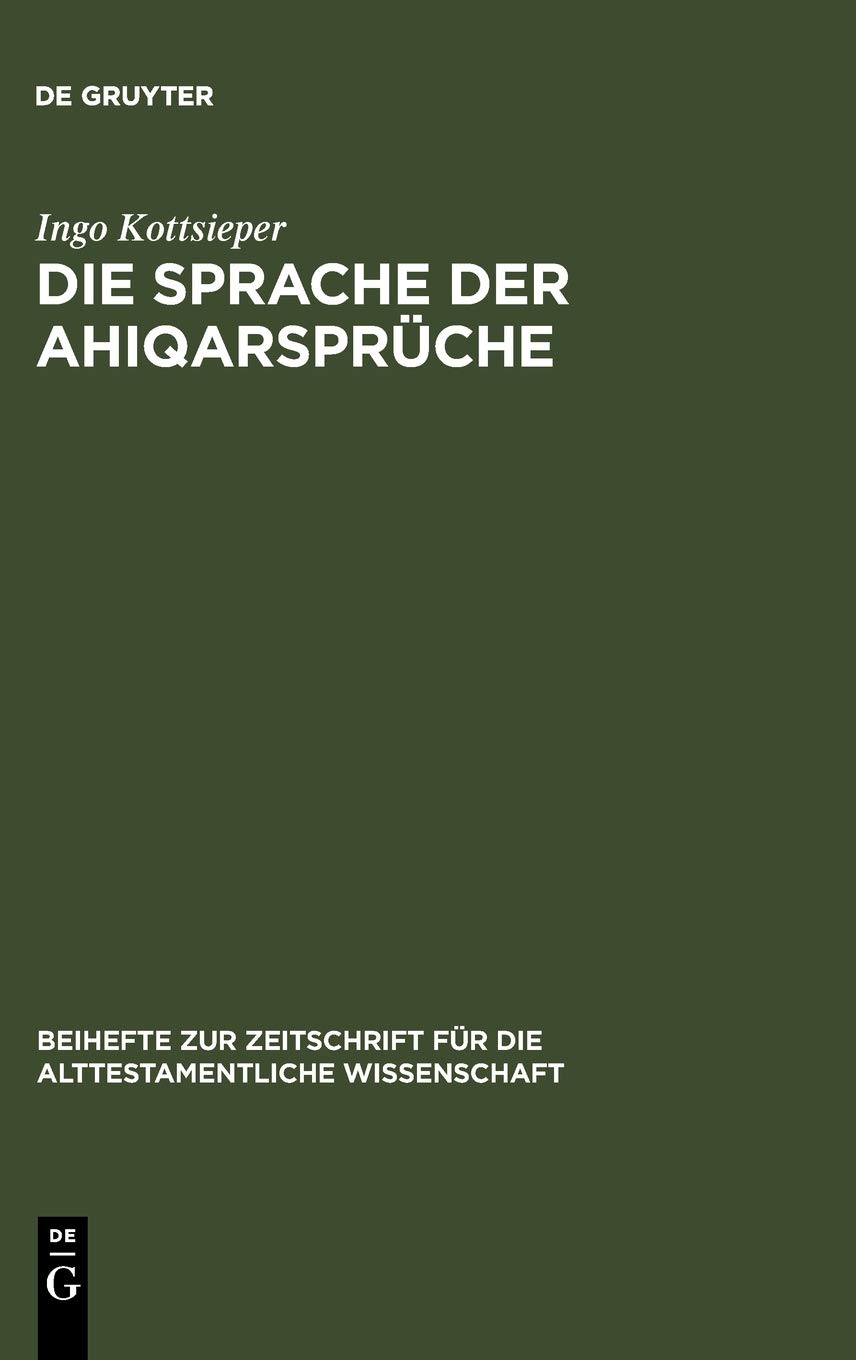 Die Sprache der Ahiqarsprüche