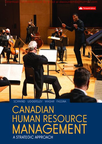 Canadian Human Resource Management