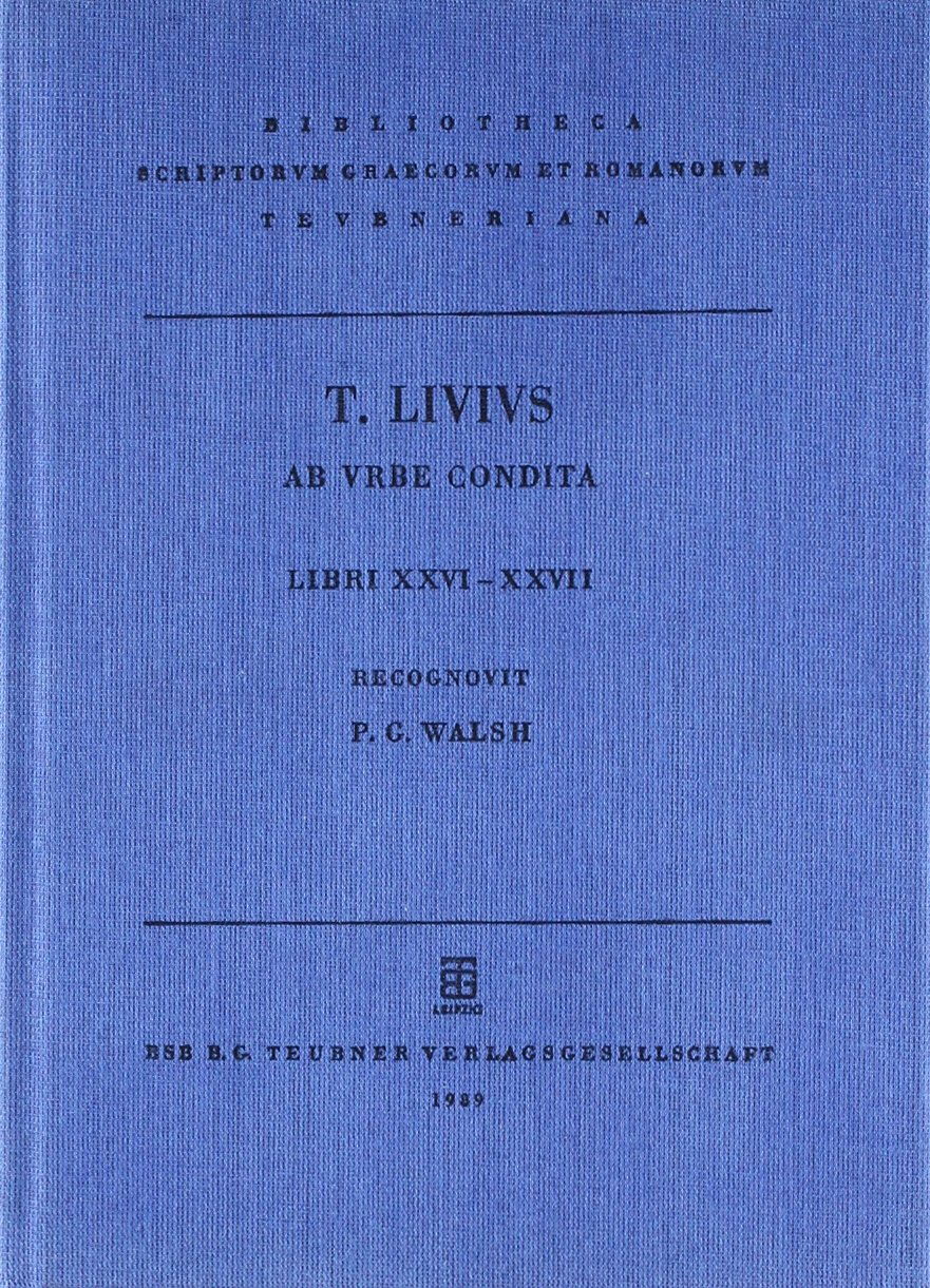 Livi, Titi, ab urbe condita: Libri XXVI-XXVII