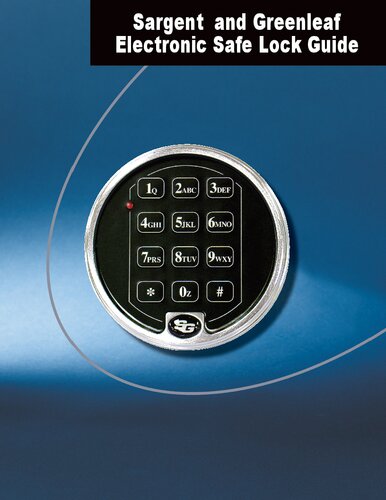 Sargent & Greenleaf Electronic Safe Lock Guide