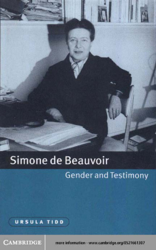 Simone de Beauvoir, Gender and Testimony 