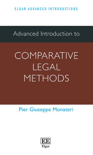 Advanced Introduction to Comparative Legal Methods (Elgar Advanced Introductions series)