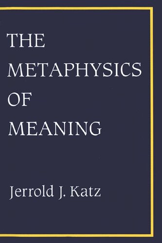 Metaphysics of Meaning