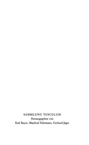 C. Plinius Secundus d. Ä. Naturkunde Buch XXIII Medizin und Pharmakologie: Heilmittel aus Kulturpflanzen. Lateinisch - deutsch