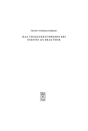 Das Todesverständnis bei Simone de Beauvoir: Eine theologische Untersuchung